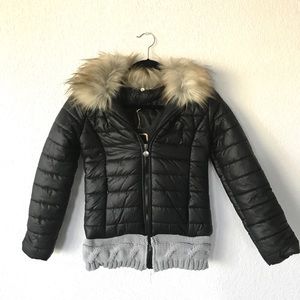 Military Hippie Puffer Jacket